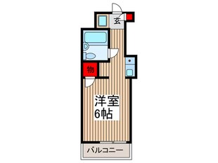 ベルシャトウ四谷の物件間取画像